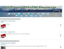Tablet Screenshot of patagoniaflyfishing.blogspot.com