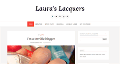 Desktop Screenshot of lauraslacquers.blogspot.com