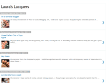 Tablet Screenshot of lauraslacquers.blogspot.com