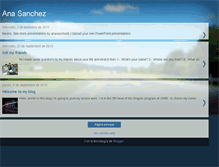 Tablet Screenshot of anasanchez6.blogspot.com