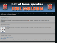 Tablet Screenshot of joelweldon.blogspot.com