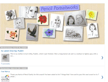 Tablet Screenshot of pencilportraitworks.blogspot.com