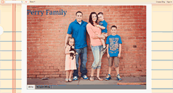 Desktop Screenshot of perryfamily2003.blogspot.com