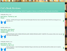 Tablet Screenshot of catsbookreviews.blogspot.com