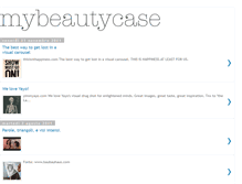 Tablet Screenshot of mybeautycase.blogspot.com