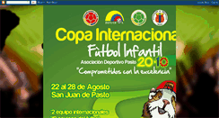 Desktop Screenshot of copainternacionaldefutbolinfantil.blogspot.com