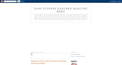 Desktop Screenshot of easyfitness.blogspot.com