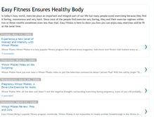 Tablet Screenshot of easyfitness.blogspot.com