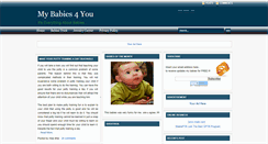 Desktop Screenshot of mybabies4you.blogspot.com