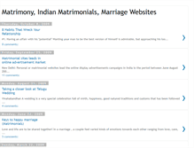 Tablet Screenshot of indianmatrimonywebsite.blogspot.com