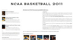 Desktop Screenshot of ncaabasketball-2011.blogspot.com