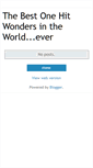 Mobile Screenshot of onehitwondersever.blogspot.com