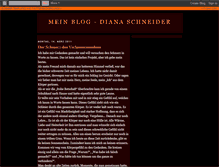 Tablet Screenshot of diana-schneider.blogspot.com
