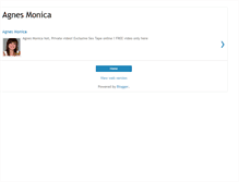 Tablet Screenshot of agnes--monica.blogspot.com