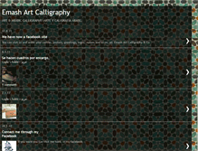 Tablet Screenshot of emashartcalligraphy.blogspot.com