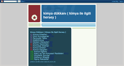 Desktop Screenshot of kimyadukkani.blogspot.com