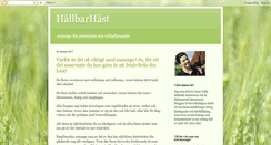 Desktop Screenshot of hallbarhast.blogspot.com