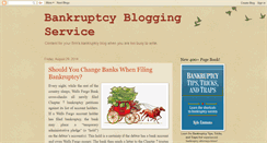 Desktop Screenshot of bankruptcyghostblog.blogspot.com