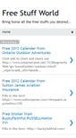 Mobile Screenshot of free4stuffworld.blogspot.com