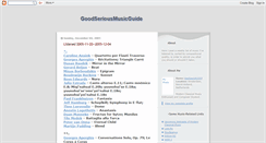 Desktop Screenshot of goodseriousmusicguide.blogspot.com