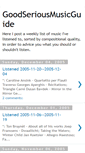 Mobile Screenshot of goodseriousmusicguide.blogspot.com