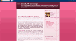 Desktop Screenshot of link2linkexchange.blogspot.com