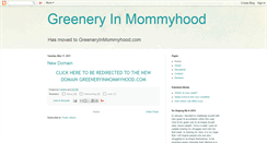 Desktop Screenshot of greeneryinmommyhood.blogspot.com