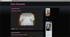 Desktop Screenshot of cintiartesanato.blogspot.com