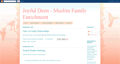 Desktop Screenshot of joyfuldeen.blogspot.com