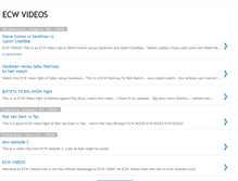 Tablet Screenshot of ecw-videos.blogspot.com