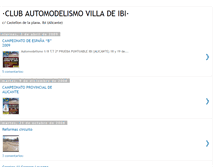 Tablet Screenshot of club-automodelismo-ibi.blogspot.com