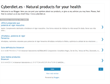 Tablet Screenshot of cyberdiet-es.blogspot.com