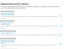 Tablet Screenshot of oaklanddemocraticpolitics.blogspot.com