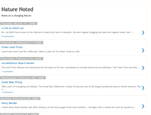 Tablet Screenshot of naturenoted.blogspot.com