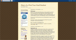 Desktop Screenshot of diaryofafirstyeargradstudent.blogspot.com
