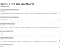Tablet Screenshot of diaryofafirstyeargradstudent.blogspot.com