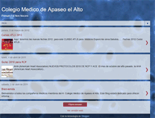 Tablet Screenshot of colegiomedicoapaseoelalto.blogspot.com