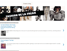 Tablet Screenshot of fashiondelafreak.blogspot.com