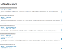 Tablet Screenshot of levanadventure.blogspot.com