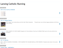 Tablet Screenshot of lansingcatholicrunning.blogspot.com