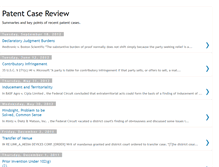 Tablet Screenshot of gordononpatentcases.blogspot.com