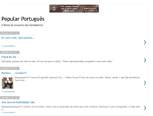 Tablet Screenshot of popularportugues.blogspot.com