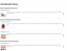 Tablet Screenshot of handmadenews.blogspot.com