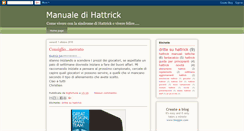 Desktop Screenshot of hattrickmanuali.blogspot.com