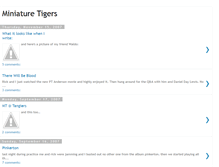 Tablet Screenshot of miniaturetigersblog.blogspot.com