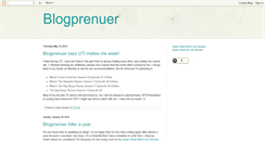 Desktop Screenshot of blogprenuer.blogspot.com