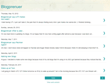 Tablet Screenshot of blogprenuer.blogspot.com