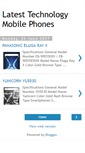 Mobile Screenshot of latesttechnologymobilephones.blogspot.com