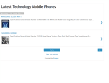 Tablet Screenshot of latesttechnologymobilephones.blogspot.com