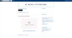 Desktop Screenshot of ilblogtuttofare.blogspot.com